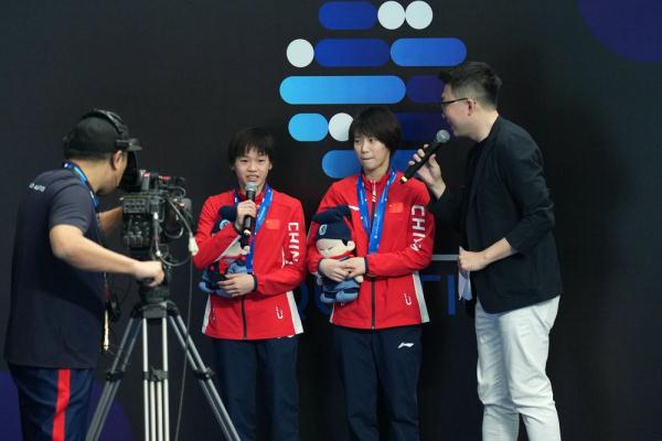 跳水世界杯｜西安站女子双人10米台：陈芋汐/全红婵夺冠