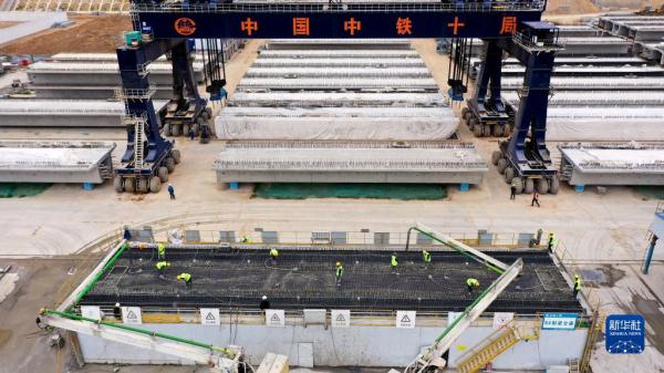 济郑高铁山东段完成全部箱梁预制 济郑高铁山东段完成全部箱梁预制