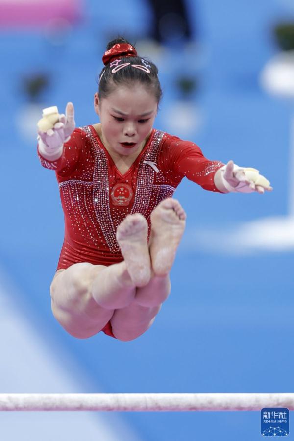 体操全国冠军赛|黄卓凡获高低杠冠军 体操全国冠军赛|黄卓凡获高低杠冠军