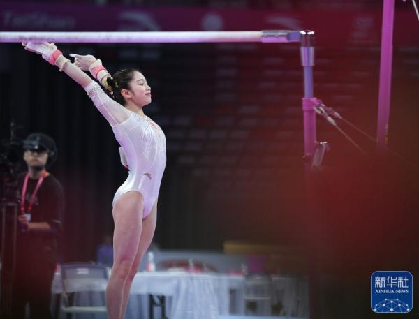 体操全国冠军赛|黄卓凡获高低杠冠军 体操全国冠军赛|黄卓凡获高低杠冠军