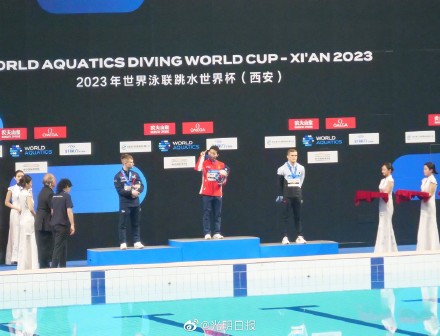 第6金！王宗源斩获跳水世界杯男子3米板金牌