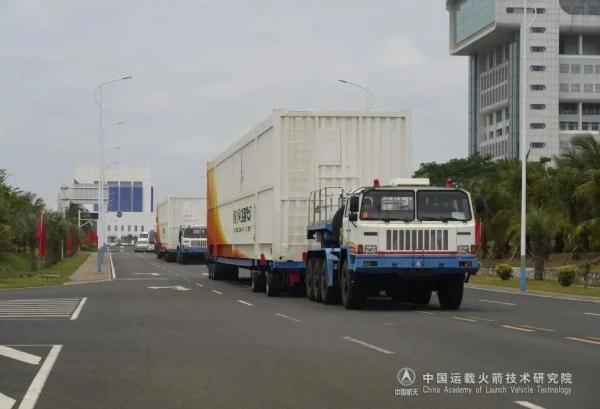 长征七号运载火箭和天舟六号货运飞船均已运抵文昌