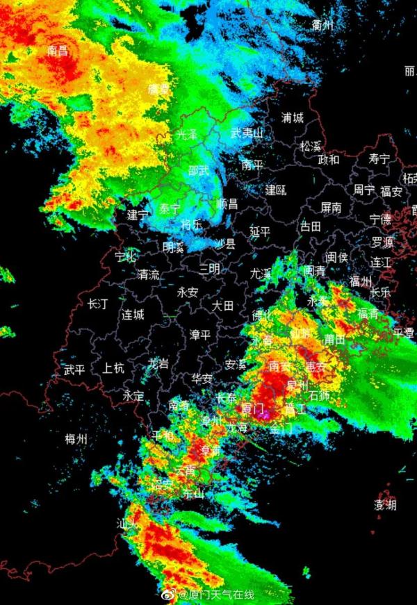 紧急提醒！福建多地发布暴雨、雷电、冰雹预警