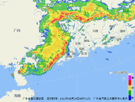 强对流云带来袭！“厂”字形飑（biāo）线横扫广东