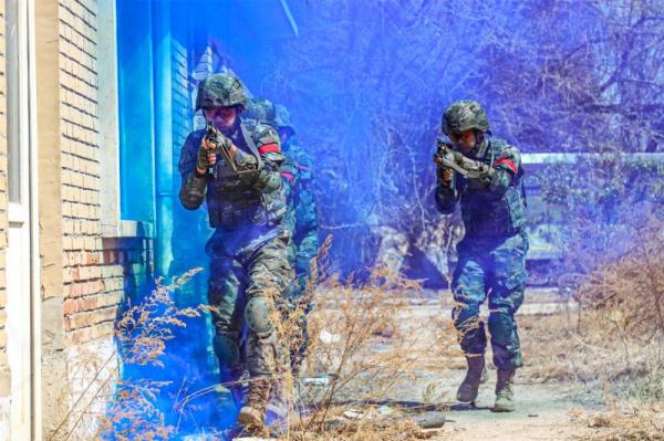 立体打击 梯次后撤：直击武警实战化战术演练