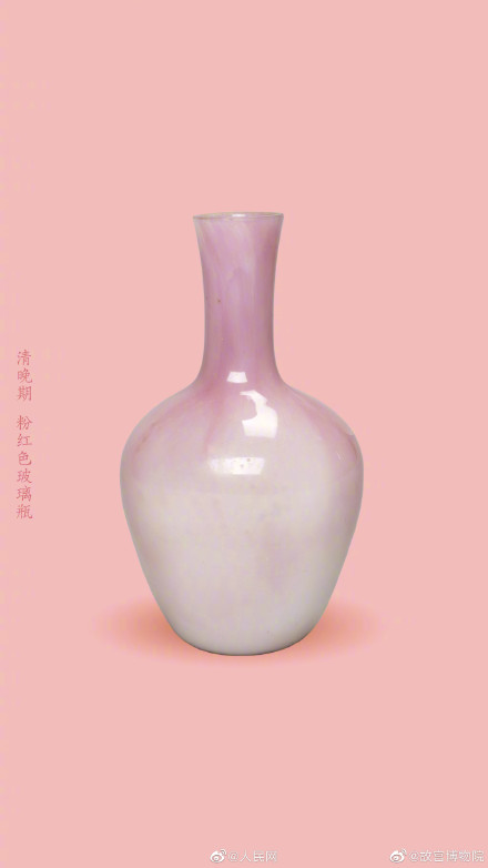 粉色娇嫩的故宫文物好梦幻