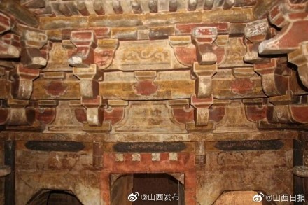 襄垣发现金代砖雕壁画墓 再现当地民居民俗