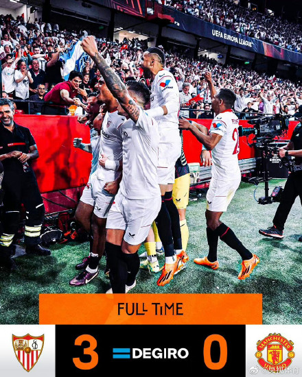 欧联杯：塞维利亚淘汰曼联 意甲双雄晋级四强