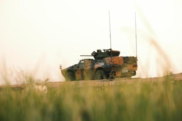 直击空降兵某旅轮式装甲战车强化训练