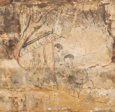 襄垣发现金代砖雕壁画墓 再现当地民居民俗