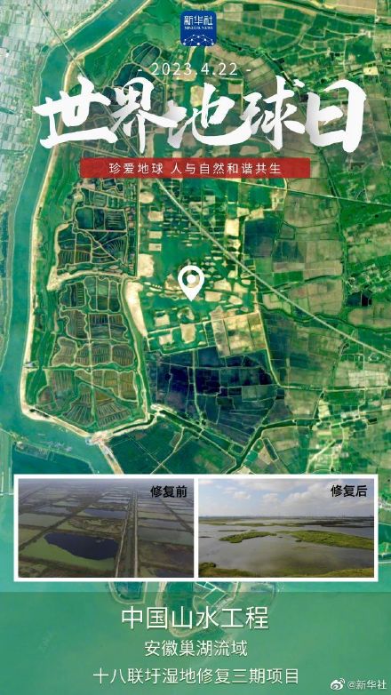 卫星视角下这些地方变美了