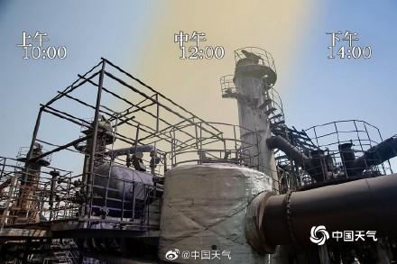 北京沙尘前后对比 一组图看沙尘前后天空对比