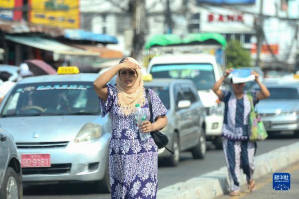 缅甸遭遇高温天气