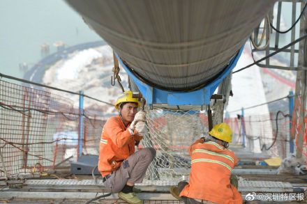 深中通道伶仃洋大桥成功合龙,向建成通车冲刺! 深中通道伶仃洋大桥成功合龙,向建成通车冲刺!
