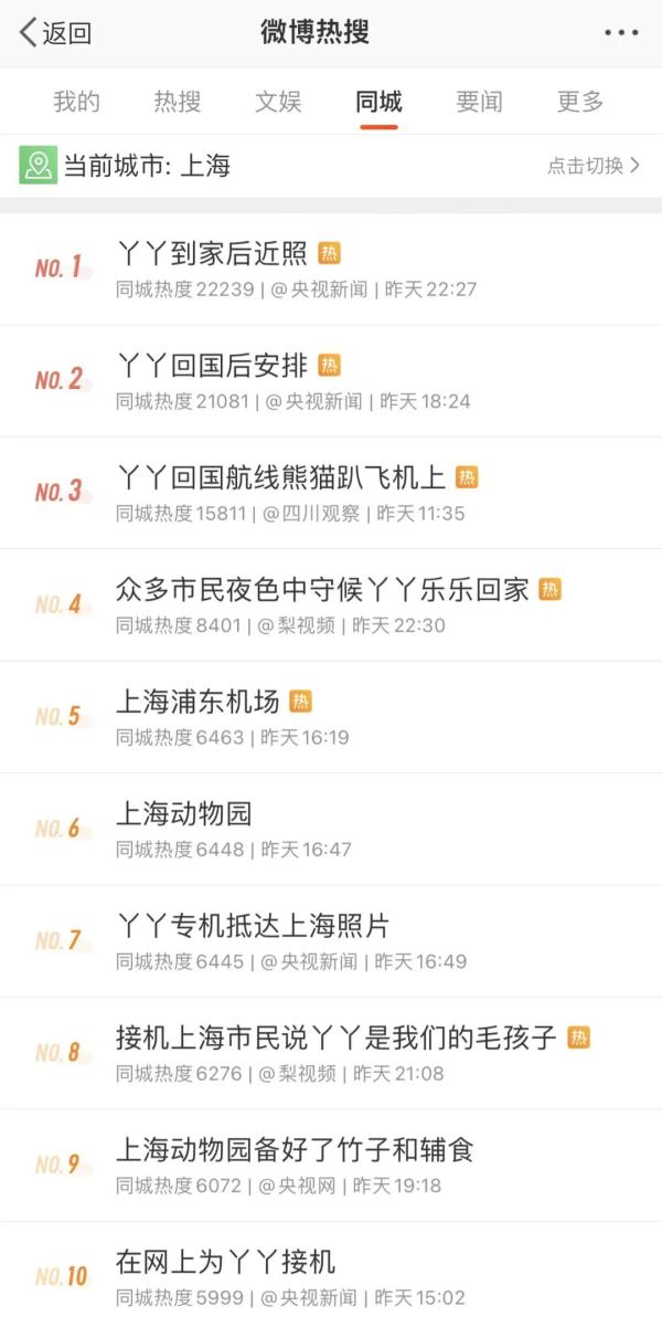 大熊猫丫丫回国后首次露面！竹子、辅食、空调都安排了