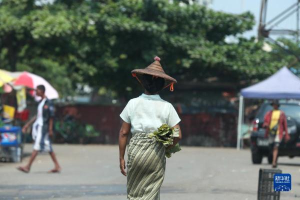缅甸遭遇高温天气