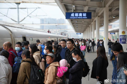 成都南站铁路地铁无缝换乘