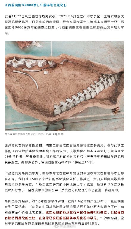 全球罕见！江西最新发现