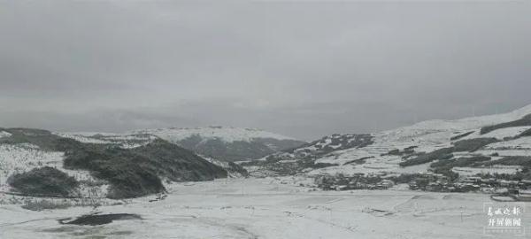 昆明轿子雪山！下！雪！了！