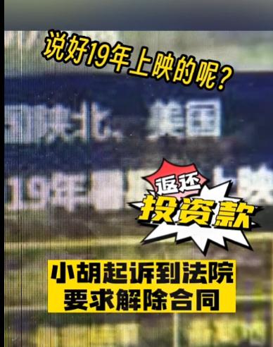 花了60万投资“顶流”明星电影？服从……