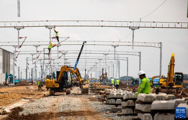 雅万高铁建设进行中 雅万高铁建设进行中