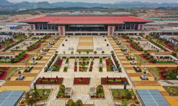 贵安高铁站扩建工程预计今年11月底完工！