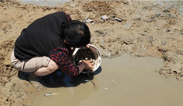 山东日照:“五一”假期 游客享受“赶海”乐趣 山东日照:“五一”假期 游客享受“赶海”乐趣