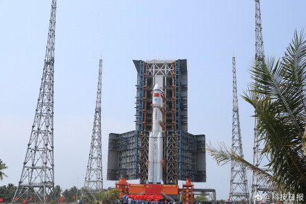 就位!天舟六号计划于近日择机发射 就位!天舟六号计划于近日择机发射