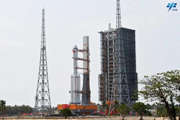 天河行舟 &nbsp;| &nbsp;收图！天舟六号船箭组合体垂直转运美图来了