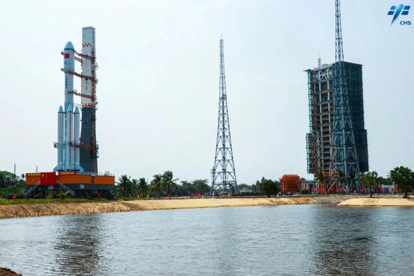 天河行舟 &nbsp;| &nbsp;收图！天舟六号船箭组合体垂直转运美图来了