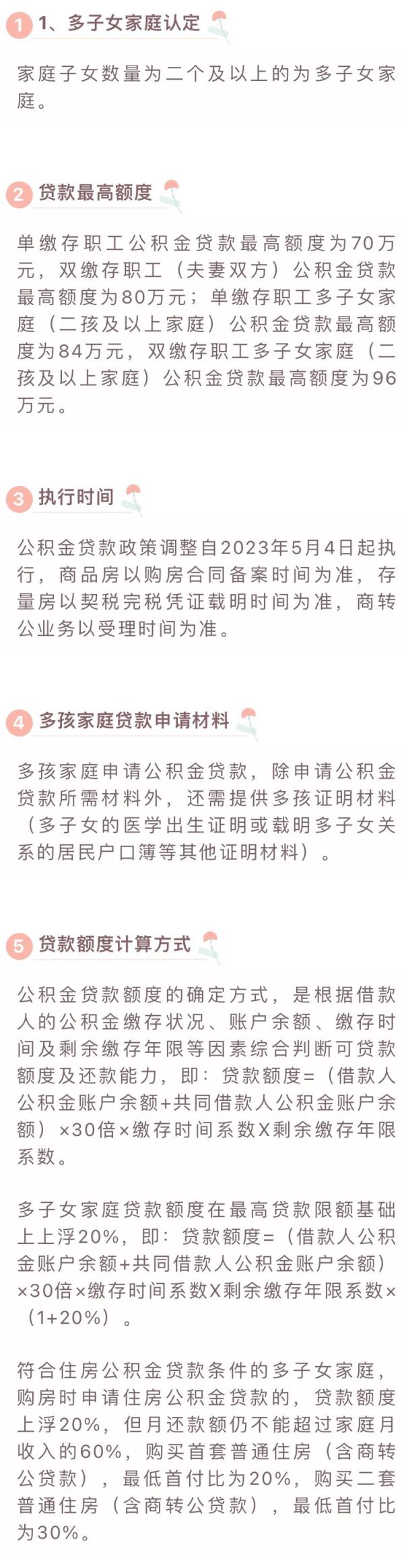 南昌多子女家庭公积金贷款政策调整！实施细则解读出炉→