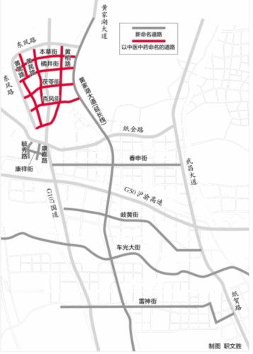 武汉这些道路将以中医中药命名