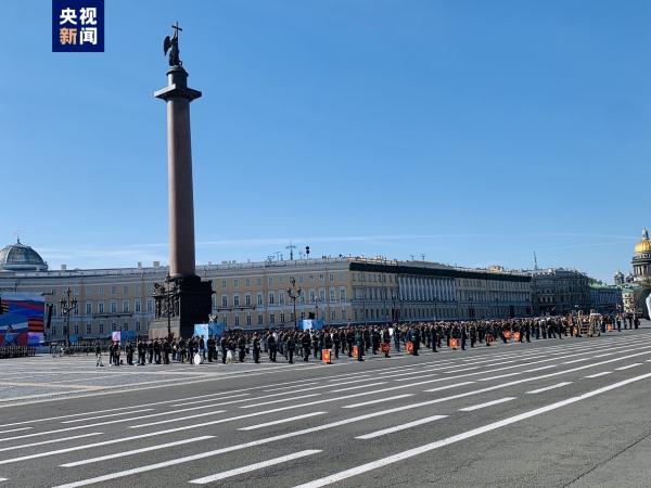 俄罗斯圣彼得堡举行胜利日阅兵 俄罗斯圣彼得堡举行胜利日阅兵