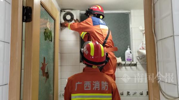 家里排风管传出异响!一看:它带着宝宝求助来了? 家里排风管传出异响!一看:它带着宝宝求助来了?