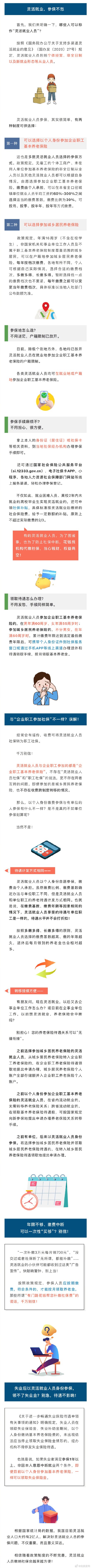 灵活就业人员参保怎么办？与职工参保有什么不同？这篇说清楚