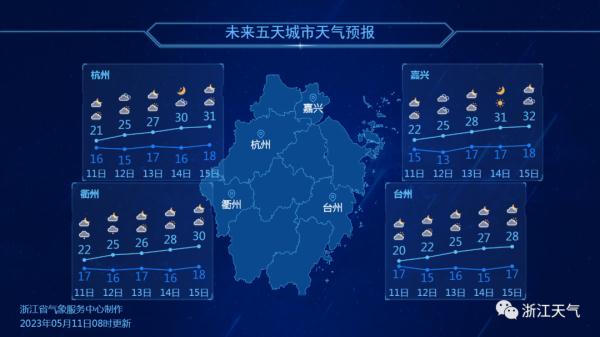 五月中旬还凉飕飕的,合理吗?周末就要升温,浙江多地将冲上30℃! 五月中旬还凉飕飕的,合理吗?周末就要升温,浙江多地将冲上30℃!