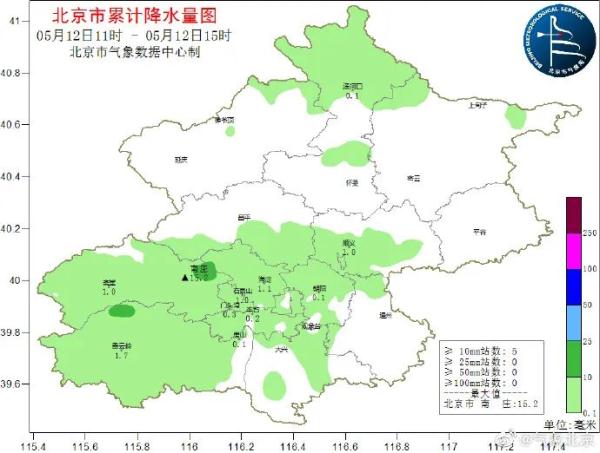 北京全市平均降水量0.8毫米!大部分降雨预计17时前后结束 北京全市平均降水量0.8毫米!大部分降雨预计17时前后结束