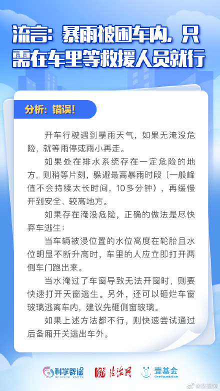 那些广为流传的逃生自救法则竟然是错的！赶紧转给亲友！