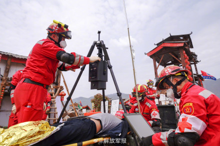 高清大图！直击应急使命2023地震救援演习