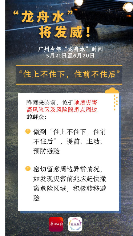 广州龙舟水有3个降水集中期 街坊们请注意→