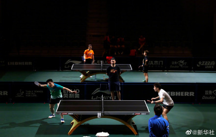 樊振东陈梦马龙等备战德班世乒赛 樊振东陈梦马龙等备战德班世乒赛