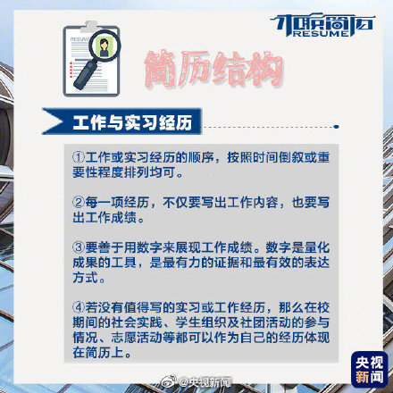 如何写出高分简历 转存这份干货！