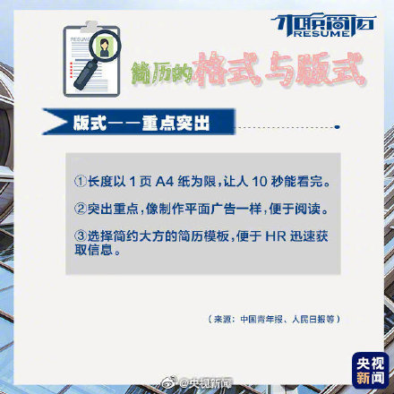 如何写出高分简历 转存这份干货！
