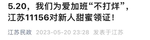 有人凌晨3点排队！多地公布520领证数据