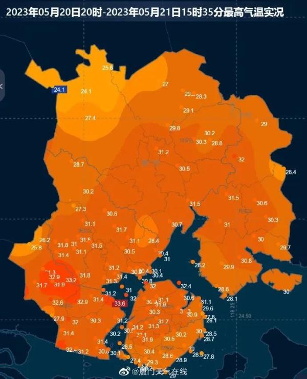 冲上33.2℃！雷阵雨要来了！厦门天气接下来……