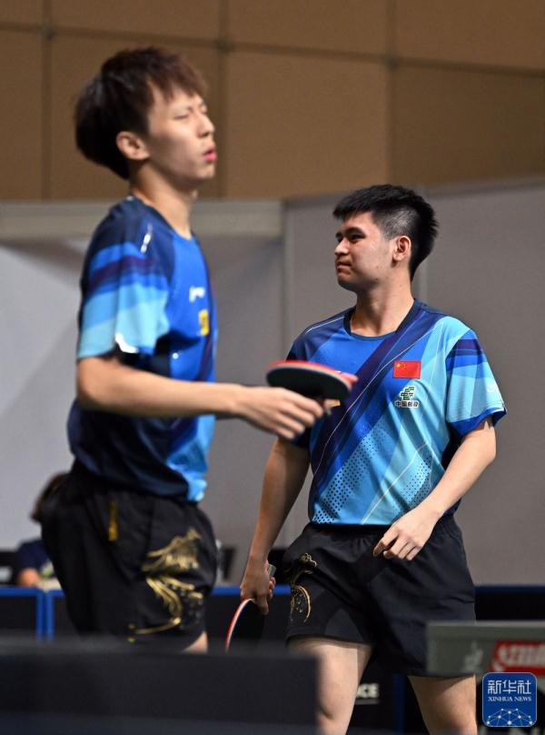 乒乓球|世乒赛：林高远/林诗栋晋级男双32强