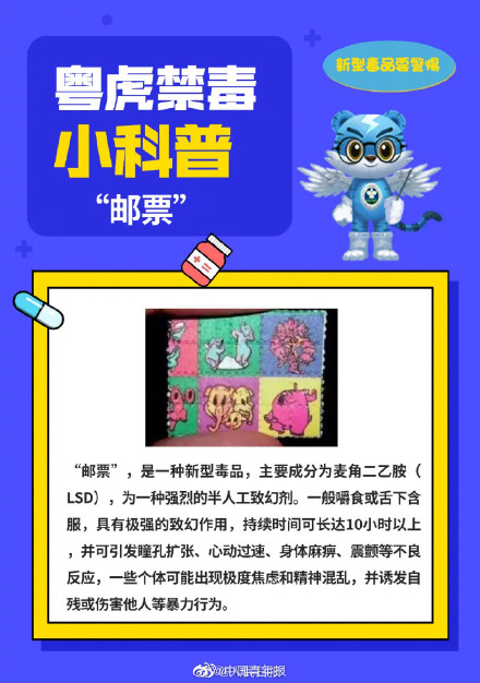 转扩警惕！警惕那些伪装成邮票饼干的新型毒品