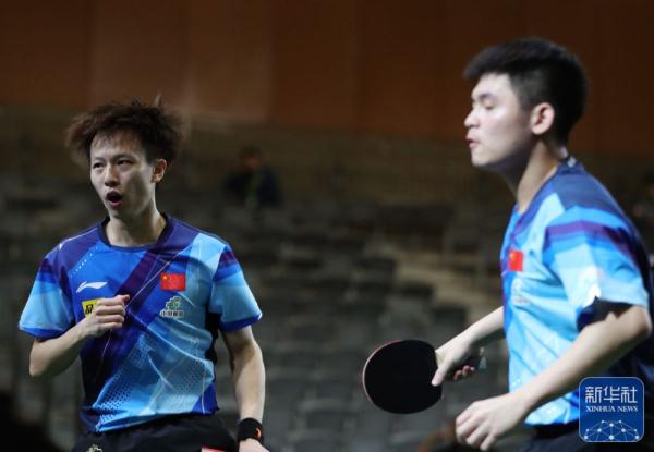 乒乓球|世乒赛：林高远/林诗栋晋级男双32强