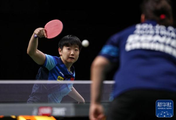 世乒赛：孙颖莎晋级女单32强