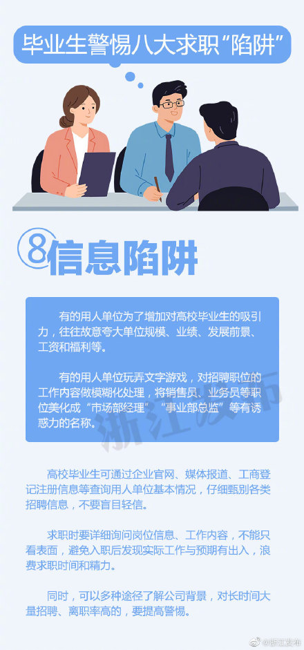 毕业生注意!八大求职“陷阱”请避开 毕业生注意!八大求职“陷阱”请避开